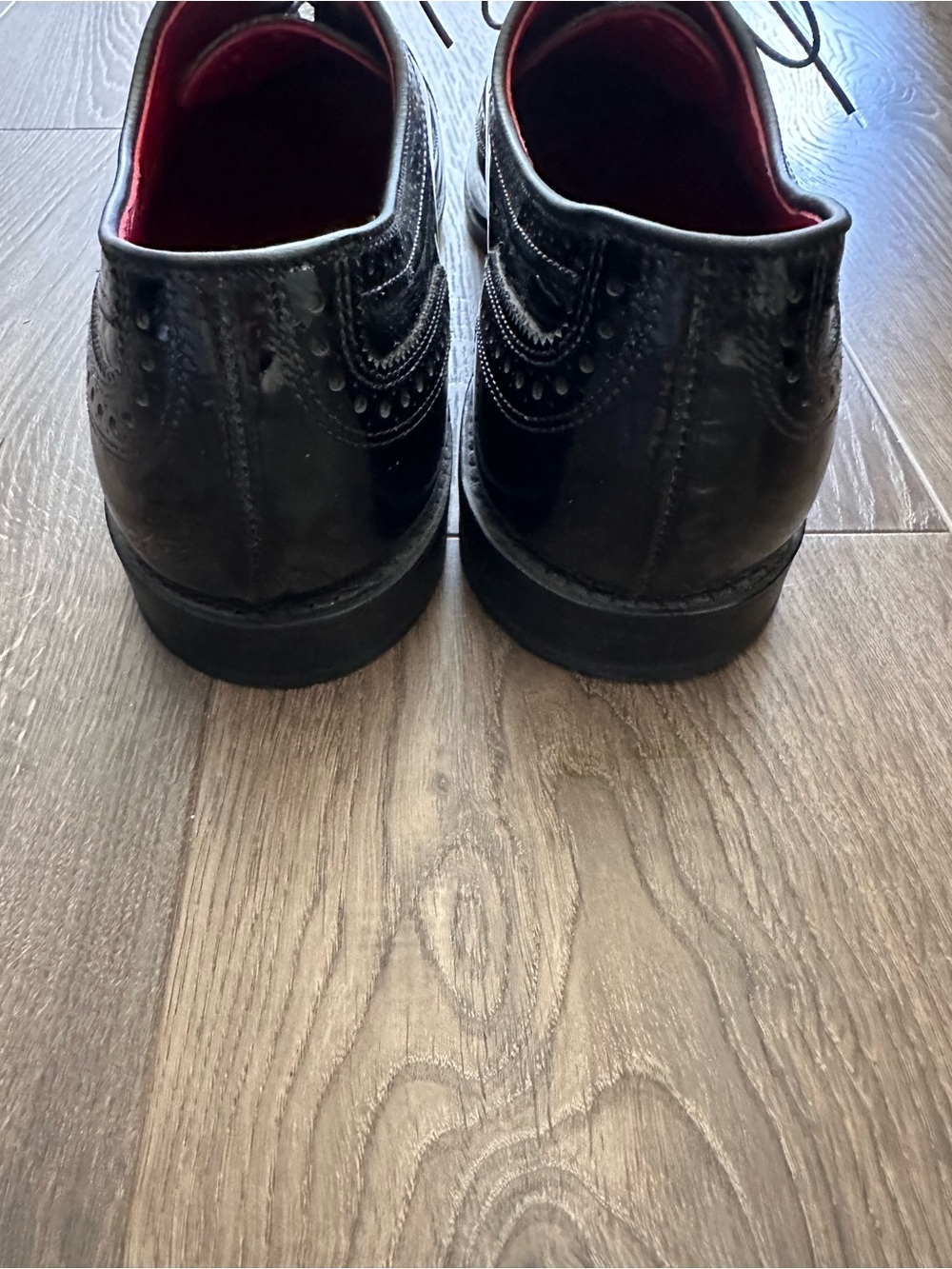 NWOT RARE - Limited Edition Red Lined Allen Edmonds Strand “Patent Leather” - Picture 5 of 7